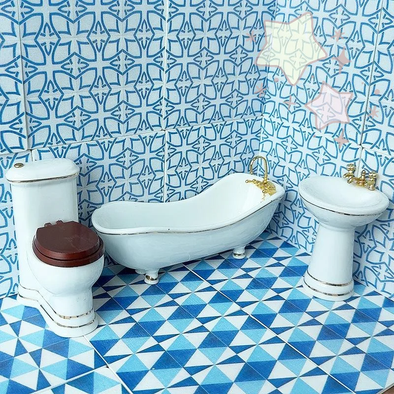 [TJ]1 個 1:12 ドールハウスミニチュア正方形木製床モデルバスルームリビングルーム装飾おもちゃドールハウスアクセサリー