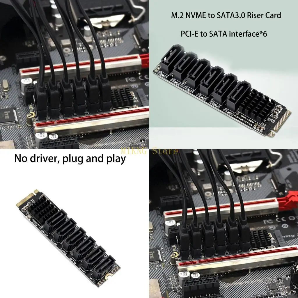 

PCIe Расширение для 6 Адаптер Адаптер для настольного ПК лучшая продажа