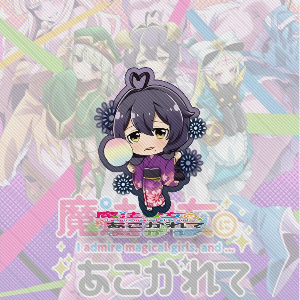 Charm Anime Mahou Shoujo Ni Akogarete Gushing Over Magical Girls Hiiragi Utena Acrylic Stand Figure Display Cosplay  Model Plate