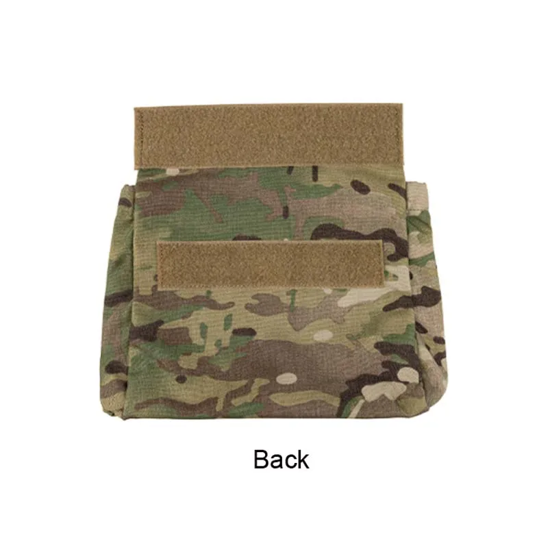 Bolsa táctica plegable para colgar en el pecho, chaleco de reciclaje de vientre, herramientas enrollables, almacenamiento, accesorios de Airsoft,