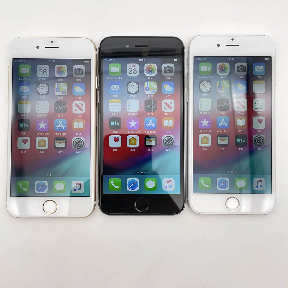 هاتف محمول Apple-iPhone 6 ، 16 GB ، 32 GB ROM ، ثنائي النواة ، IOS ، كاميرا 8mp ، 3G ، 4G ، LTE ، قارئ بصمات الأصابع ، غير مقفل ، أصلي ، ".