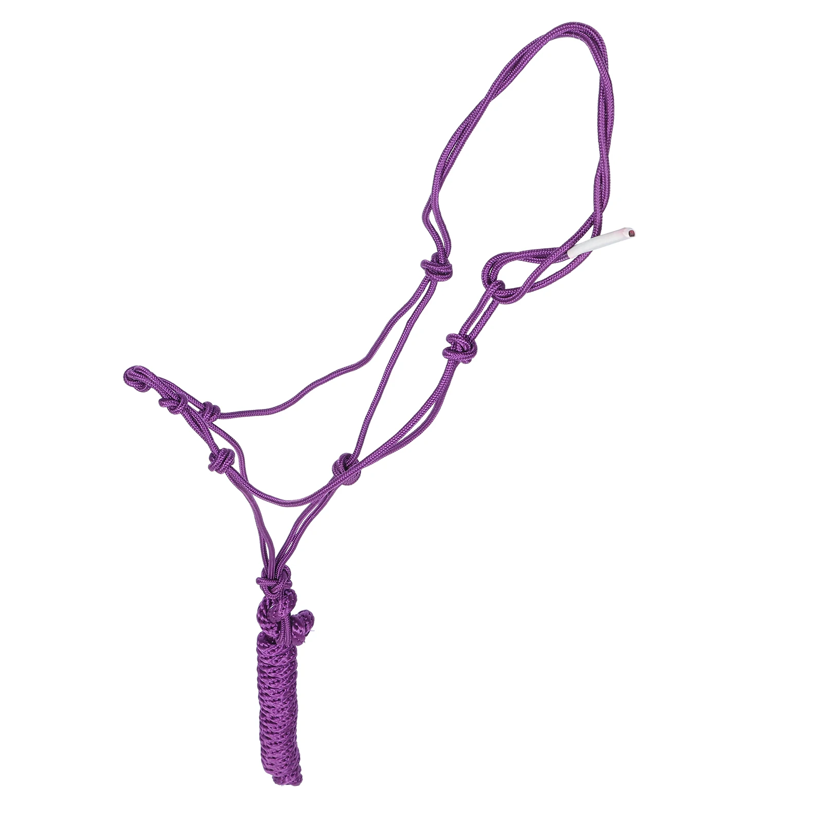 

Horse Halter Braided Rope Halters Training Bridle Headstall Collar R om Color Lightweight Portable Durable Wear