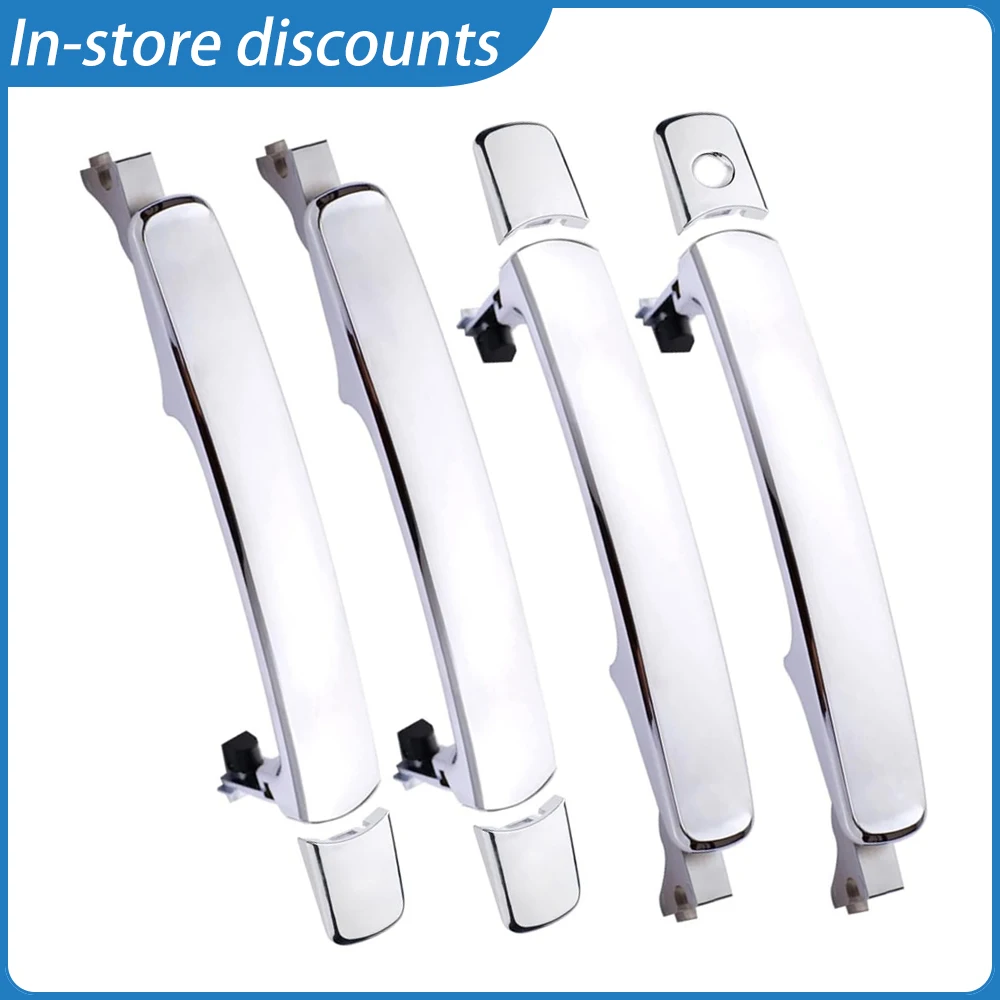 

Premium 4Pcs Exterior Door Handles for Nissan Rogue Murano & Infiniti FX35 FX45, Front Rear Direct Replacement, OEM 80640CA012