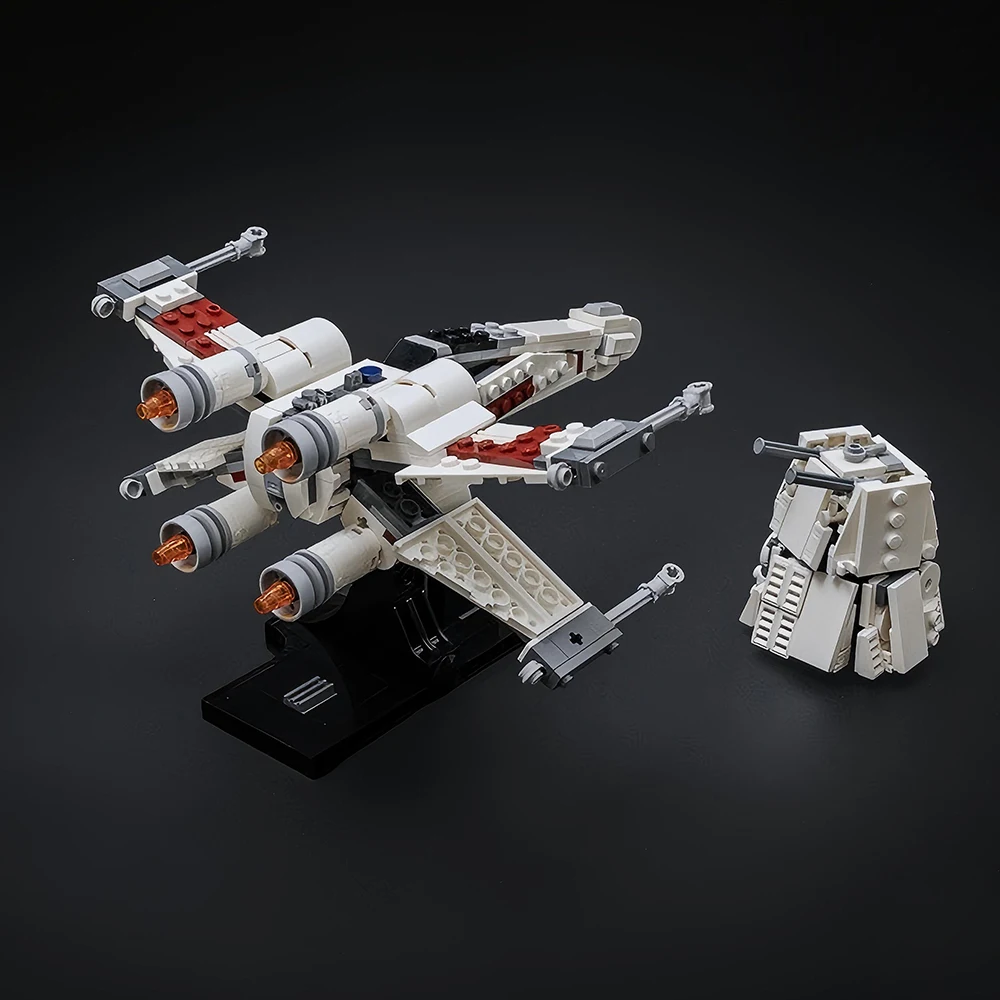 MOC Space Wars 75376 Ruimteschip X-Wing Starfighter Galaxy Vliegtuigen Model DIY Bouwstenen kinderen Speelgoed Verjaardag Jongen gift
