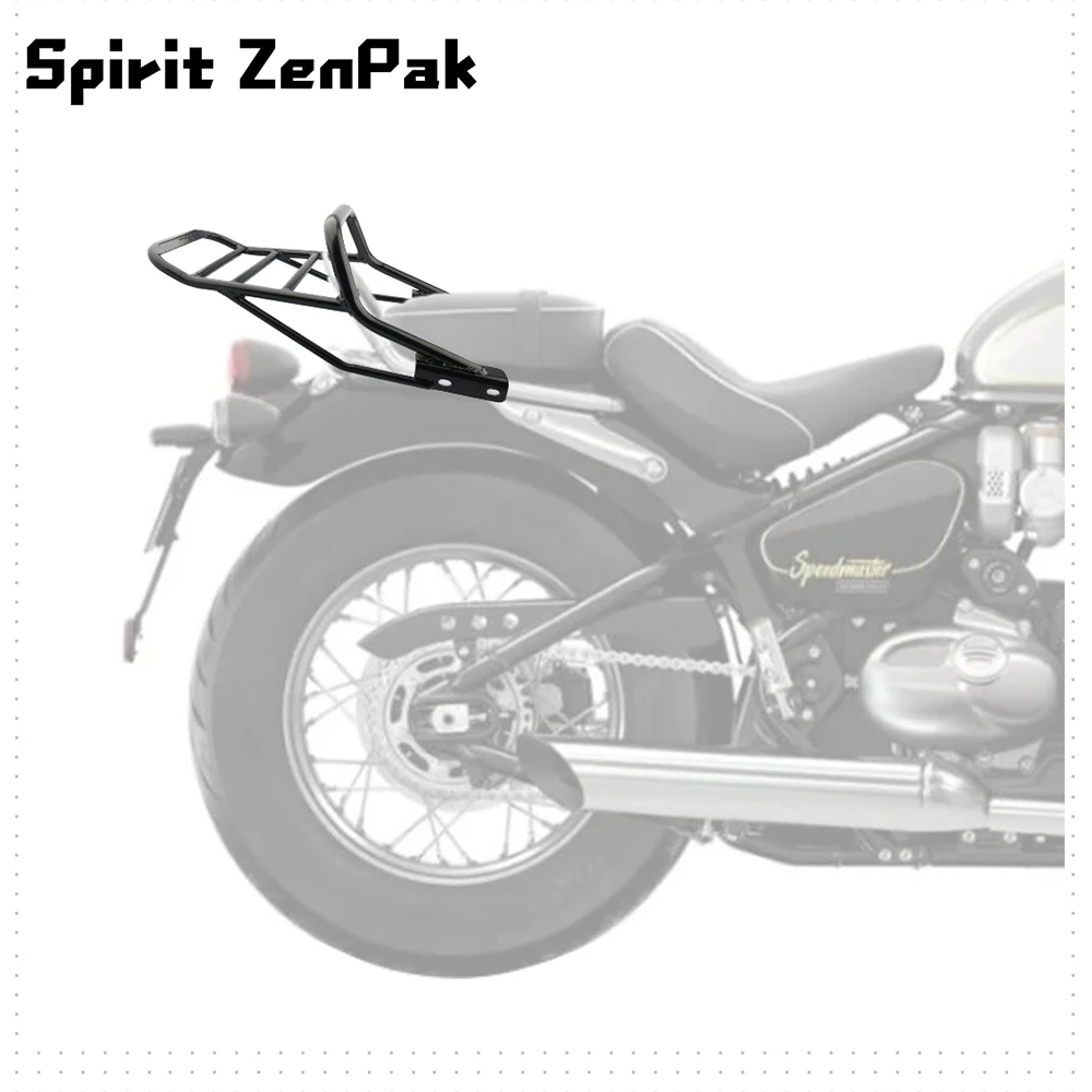 Rear luggage carrier Fit BONNEVILLE SPEEDMASTER 2018-2025 Tail Rack Suitcase Luggage Carrier Board luggage Rack Shelf Rear shelf