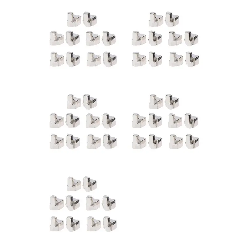ABMF-25 Pairs Lock Buckle For Nintend Switch NS NX Joycon Replacement For Joy-Con Loose Repair Buckle Lock Silver