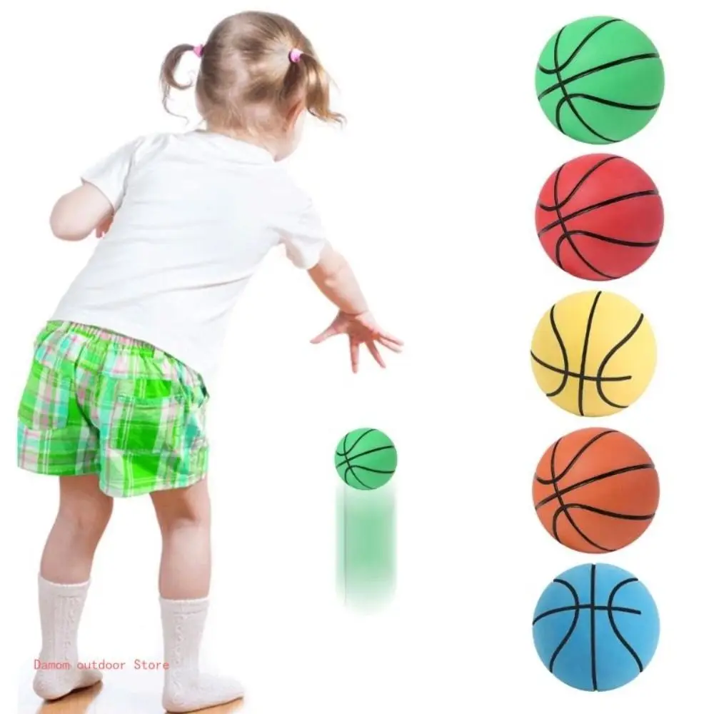 Ultra-high Elastic Small Basketball Children Toy Outdoor Sport Games Mini Rubber Basketball Hand Stress Ball Grip Strength Balls