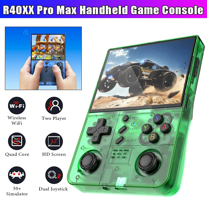 64GB 128GB R40XX Pro Max Wireless Portable Video Gaming Player 4.2