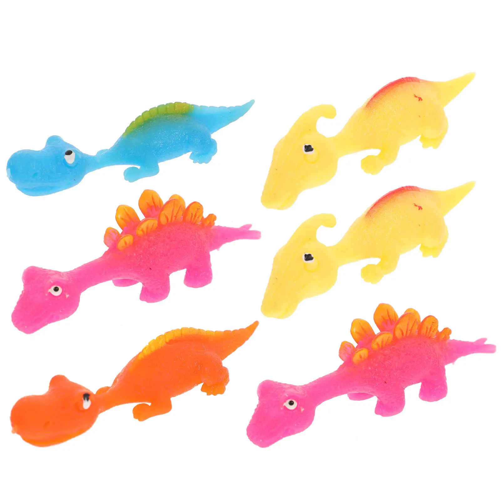 

Набор из 6 мягких гибких динозавров-катапульт для пальцев, игрушки-антистресс для розыгрышей