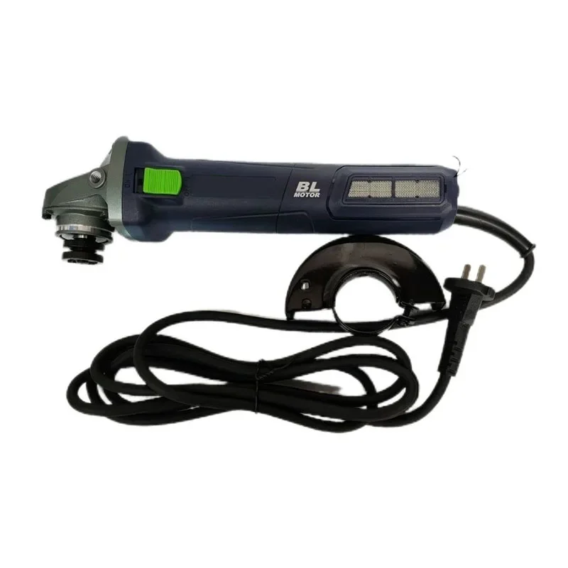 1300W Brushless AC Angle Grinder 220V Handheld Fine Handle Stone Metal Wood Cutting And Grinding 8210T