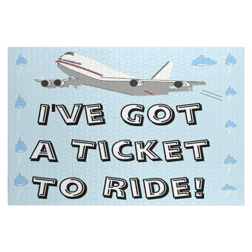 

Plane Ticket Jigsaw Puzzle Personalized Child Gift Personalised Jigsaw Puzzle