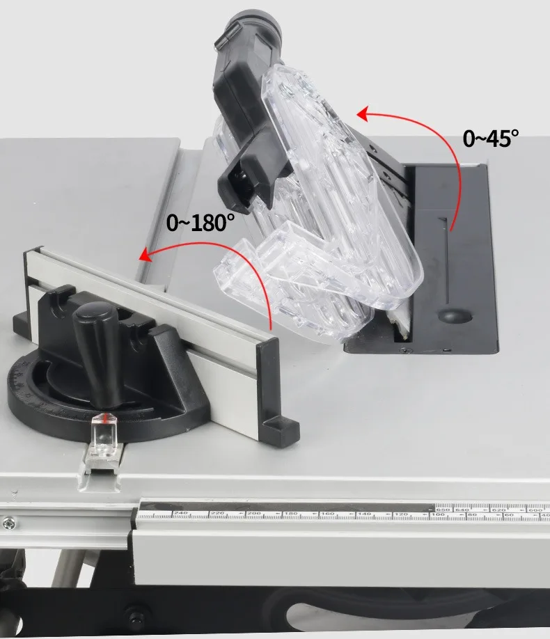 

ZJT80 10 Inch Tube Rack Portable Woodworking Push Table Saw Multifunctional Desktop Board Cutting Machine