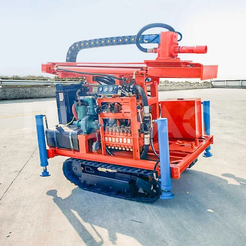 150M Portable Deep Water Well Rig Machines Price Crawler Water Drilling Rig For Sale