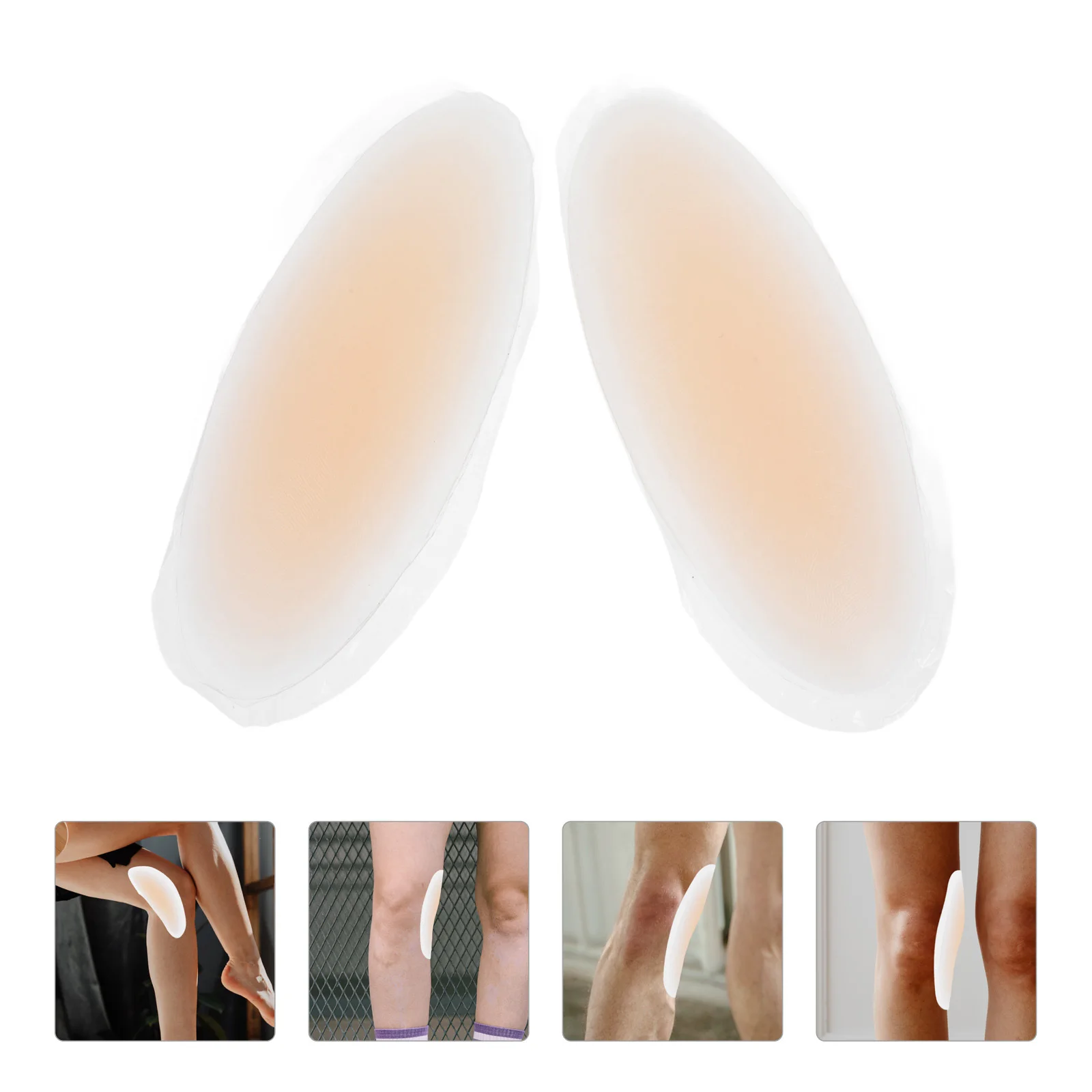 

Silicone Leg Pads Self Adhesive Corrective Shaping Enhance Breathable Leg Corrector Women Calf Shaper Health Care