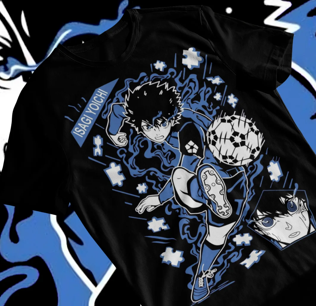 Yoichi Isagi Blue lock anime gift shirt,Meguru Bachira,Kunigami,Rin Itoshi,Nagi