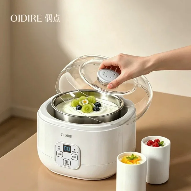 220V OIDIRE Yogurt Maker Automatic Mini Home Use Fermentation Machine for Yogurt Kefir Tempeh C