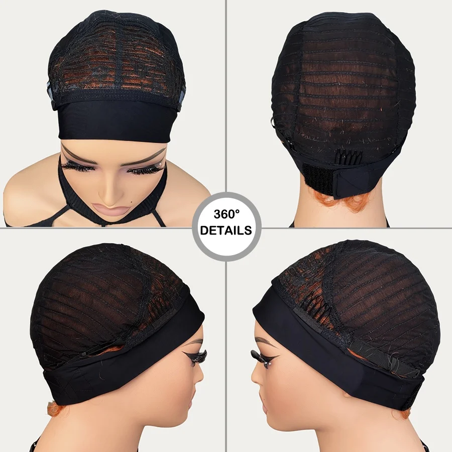 Short Curly Human Hair Wig with Headband for Women