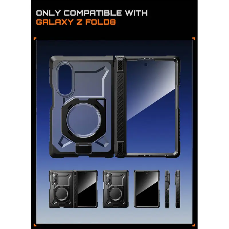 Etui SUPCASE For Samsung Galaxy Z Fold 8 Case UB Grip, pełne etui ochronne na telefon, wytrzymałe, z wbudowaną osłoną ekranu — zdjęcie produktu 2