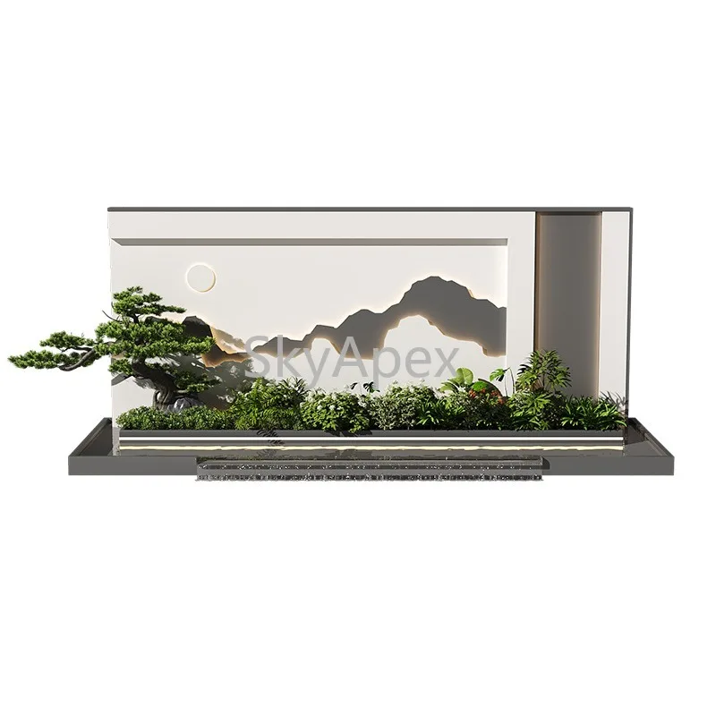 

Stainless Steel Outdoor Water Curtain Screen Partition - Durable Rustproof Safe Metal Fish Pond Fence For Garden Landscaping