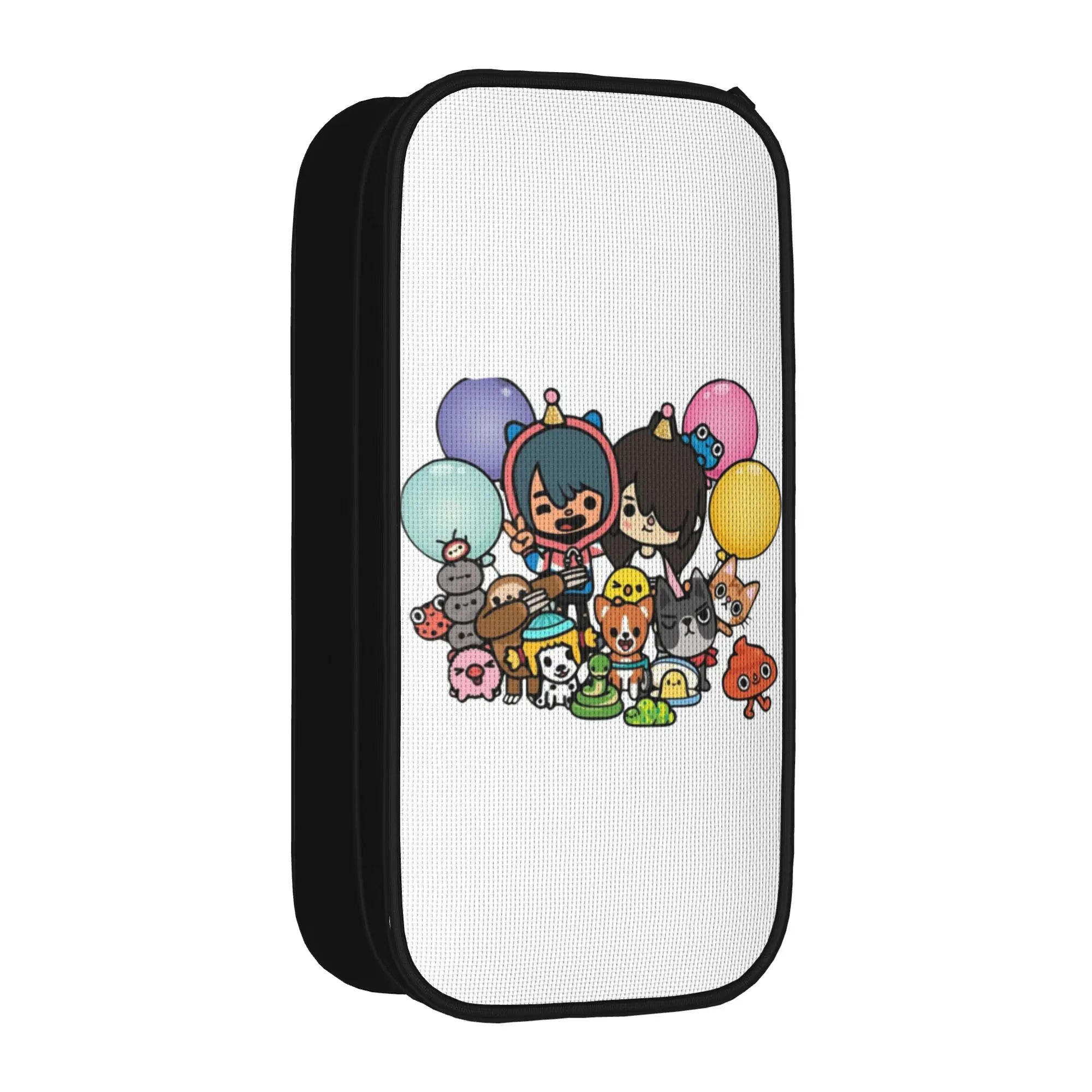 Toca Life World Manage Pencil Case Fashion BSG Game Cartoon Pen Box Bag Big Capacity School Supplies Pencil Box Stationery