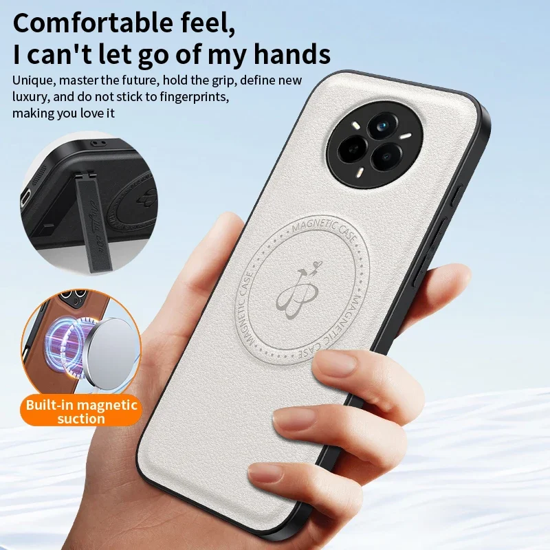 Capa de telefone macia magnética de carregamento sem fio para realme 15 14 pro plus 5g p3 ultra titular capa protetora de silicone capas de couro