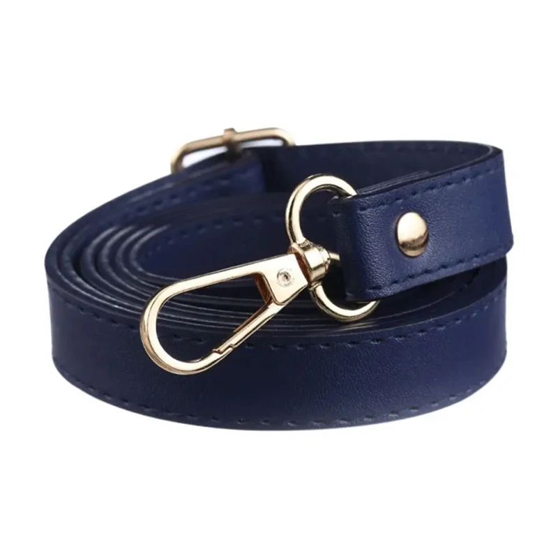 1PC 130cm Leather Shoulder Strap Buckle Bag Accessories Crossbody Bag Strap Handbag Handle Replacement Bag Belt image 4