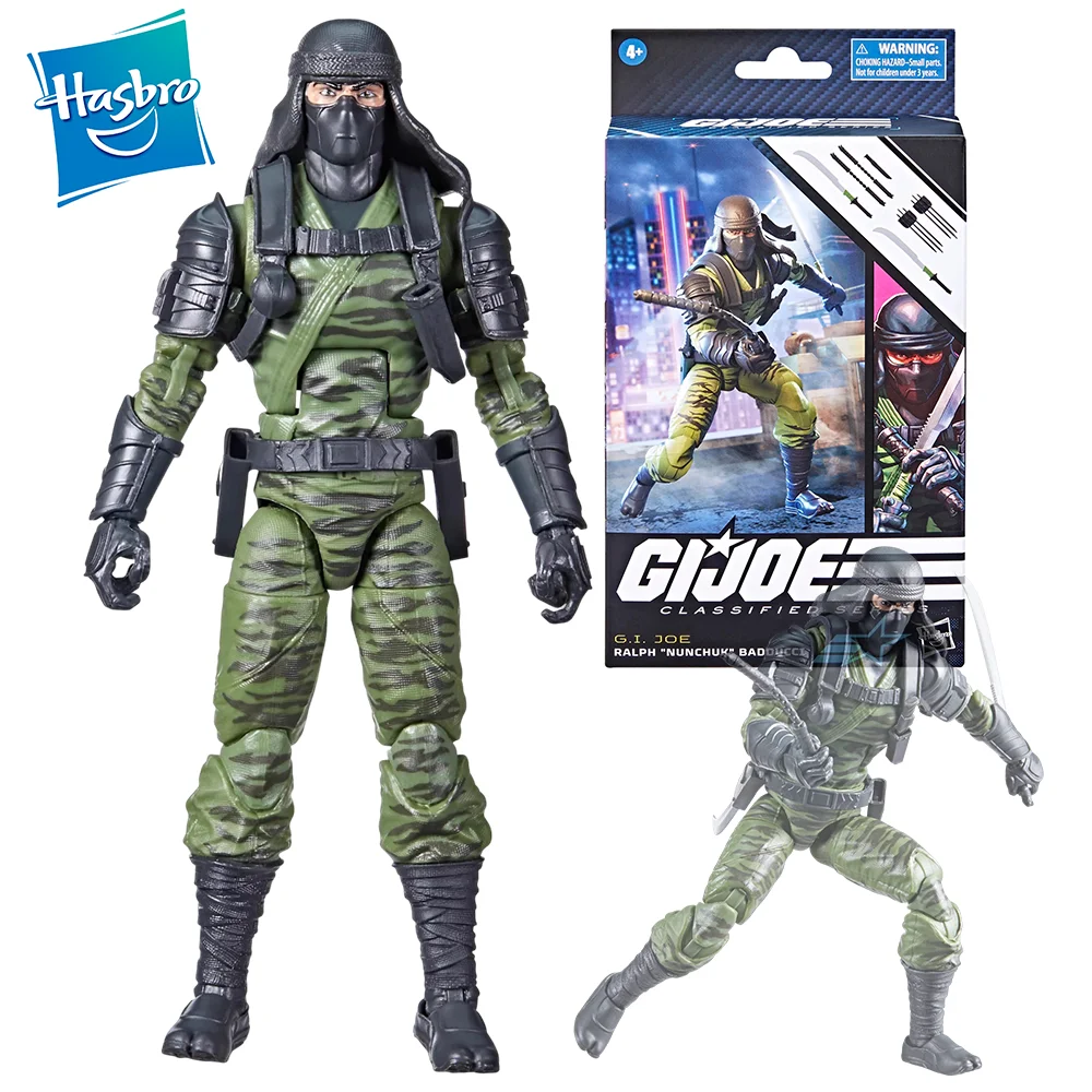 En existencia Original Hasbro G.I. Joe Classified Series Nunchuk figura de Anime de 6 pulgadas colección de figuras de acción modelo juguetes para niños