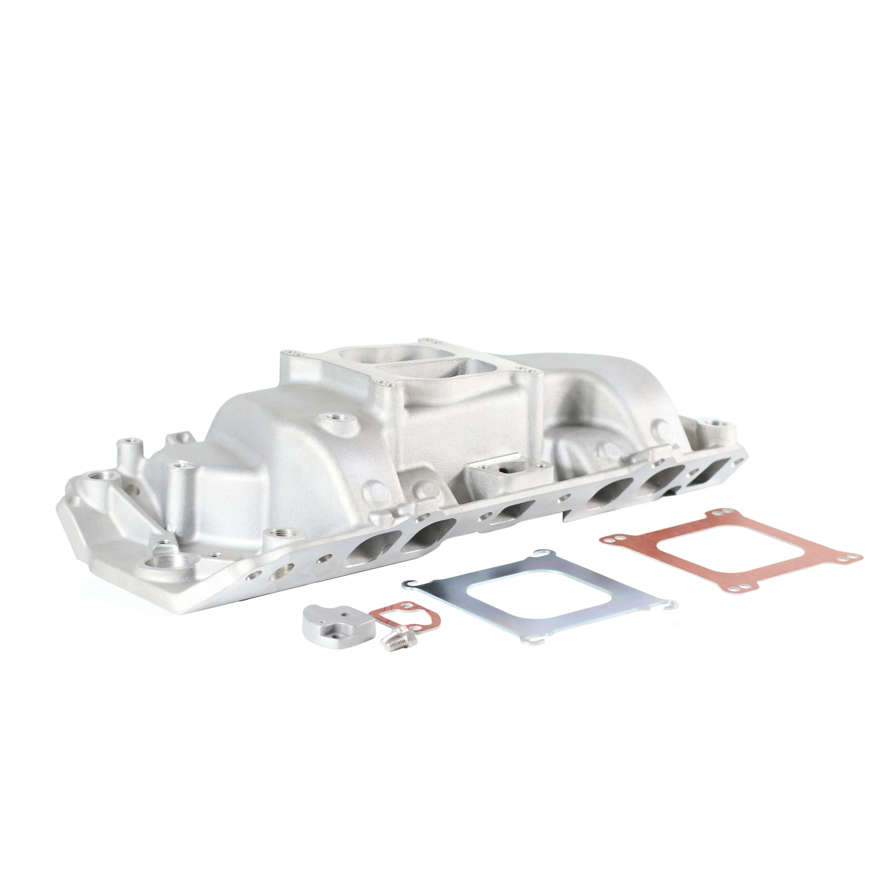 SherryBerg 4 Barrels Carburetor Carburad Carb Aluminum Dual Plane Intake Manifold For Chevy BBC Big Block V8 396 402 427 454