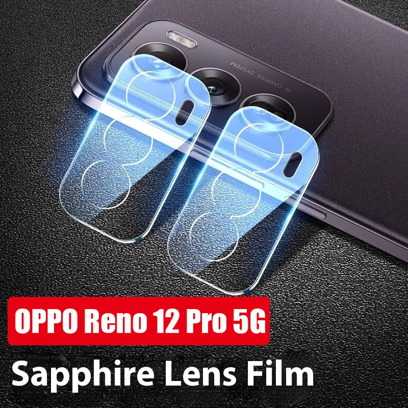 3D Back Camera Lens Cover Case For OPPO Reno 12 Pro 5G Tempered Glass Camera Protector OPPO Reno12 Reno12Pro Lens Glass Film