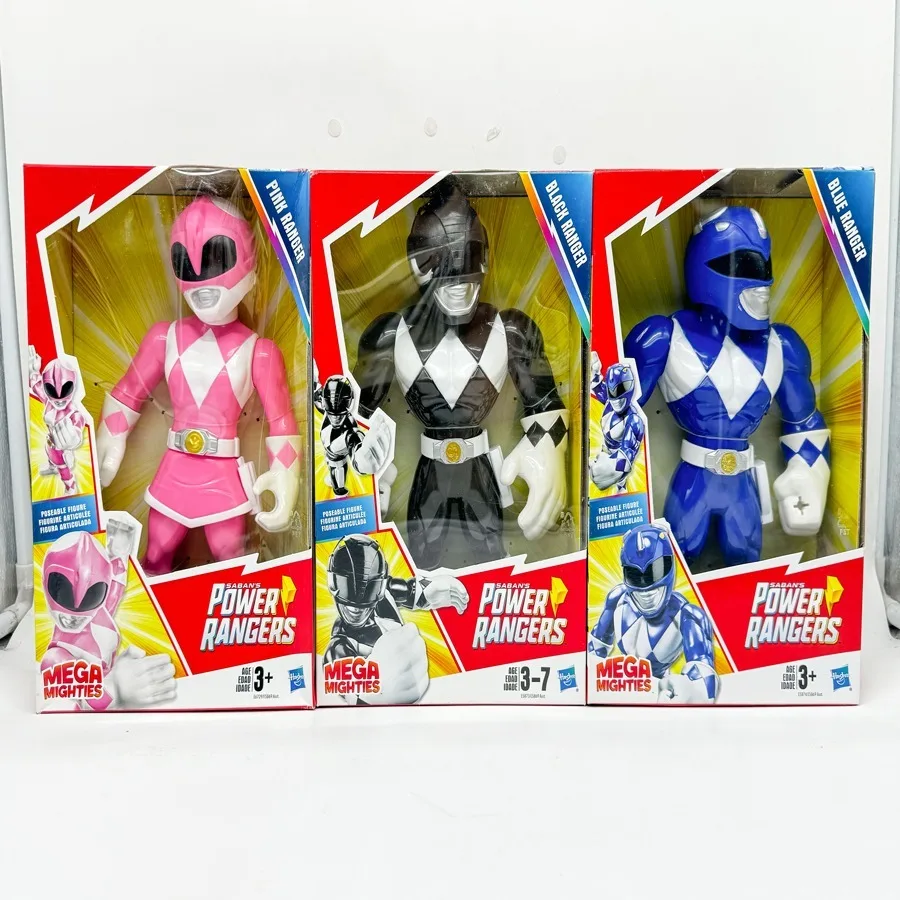 

Оригинальные фигурки Hasbro Power Rangers Kimberly Hart Zack Taylor Billy Cranston, декор для рабочего стола, подарок на день рождения, детские модные игрушки