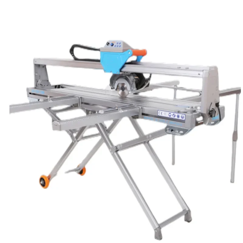 desktop tile cutting machine water knife stone marble 45 degrees chamfered slotted edging portable