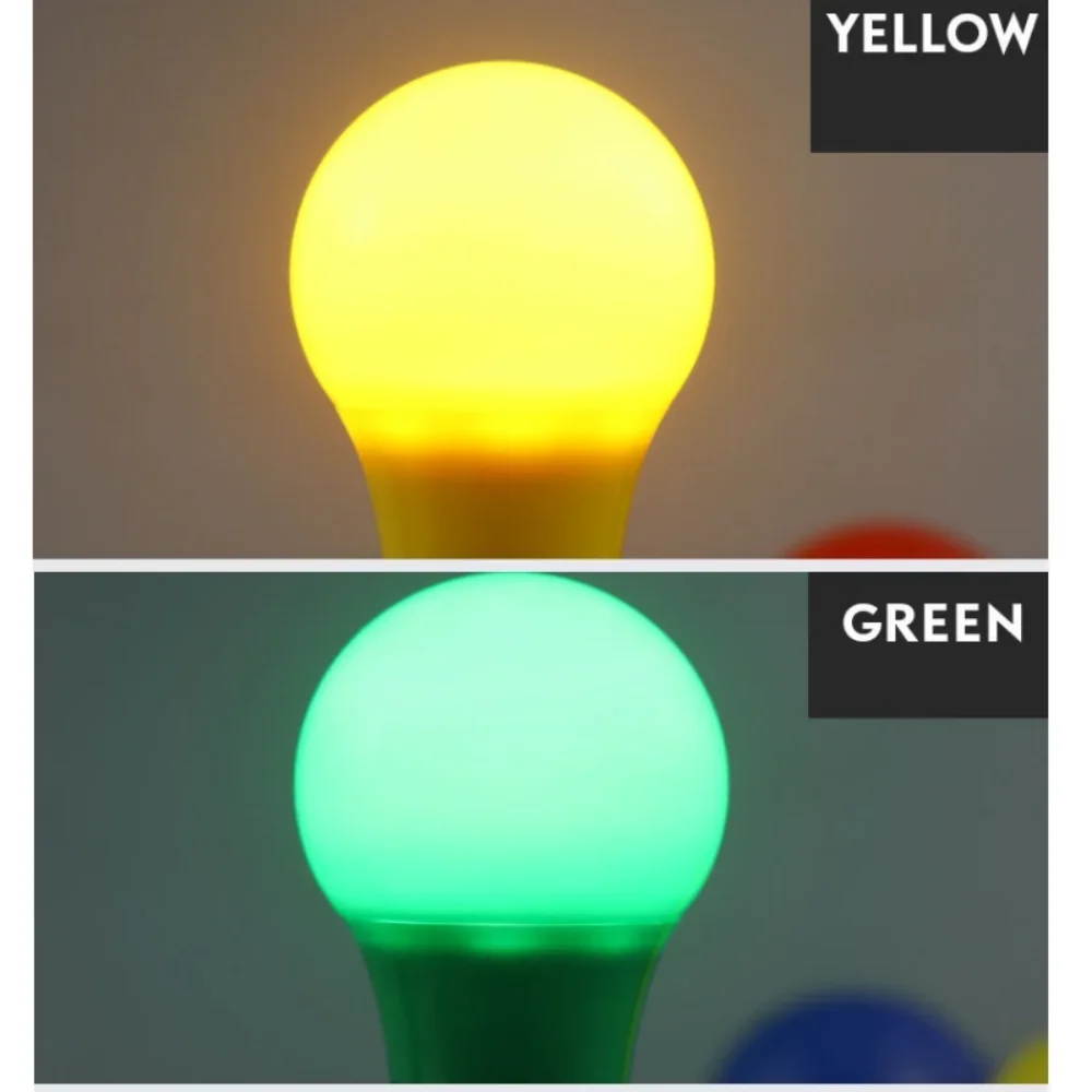 Multiclour Led Bulb Lamp E27 Colorful Light Flashlight Globe Bulbs Home Decor Lamp Festive Light