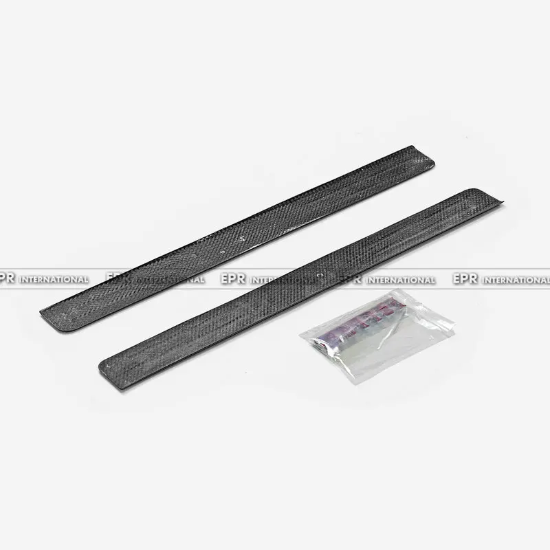 For Ferrari F8 OEM style door sills with letters (Pair) Side Step Trim Door Scuff Plate