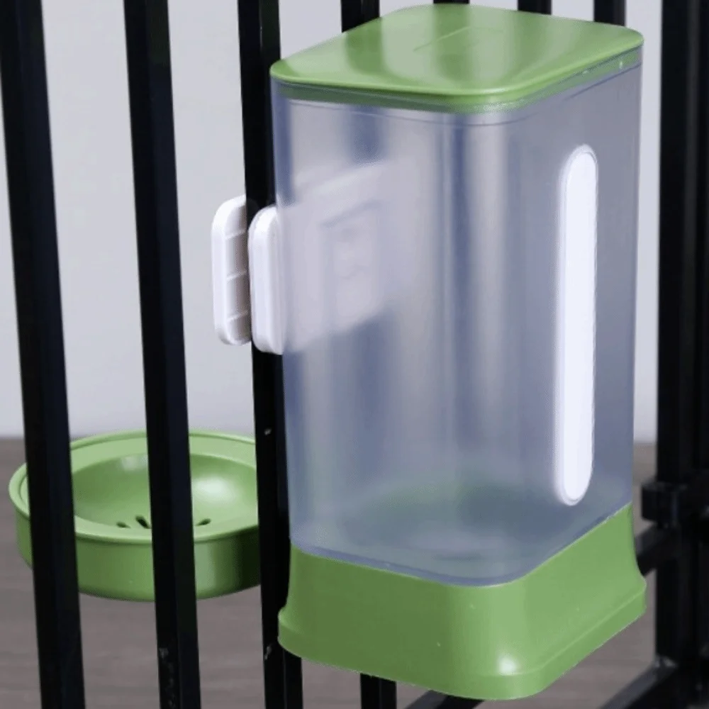 

Pet Supplies Large Capacity Dog Water Dispenser Automatic Detachable Dog Cage Kettle Adjustable Leak-Proof Cat Food Bowl Kennel