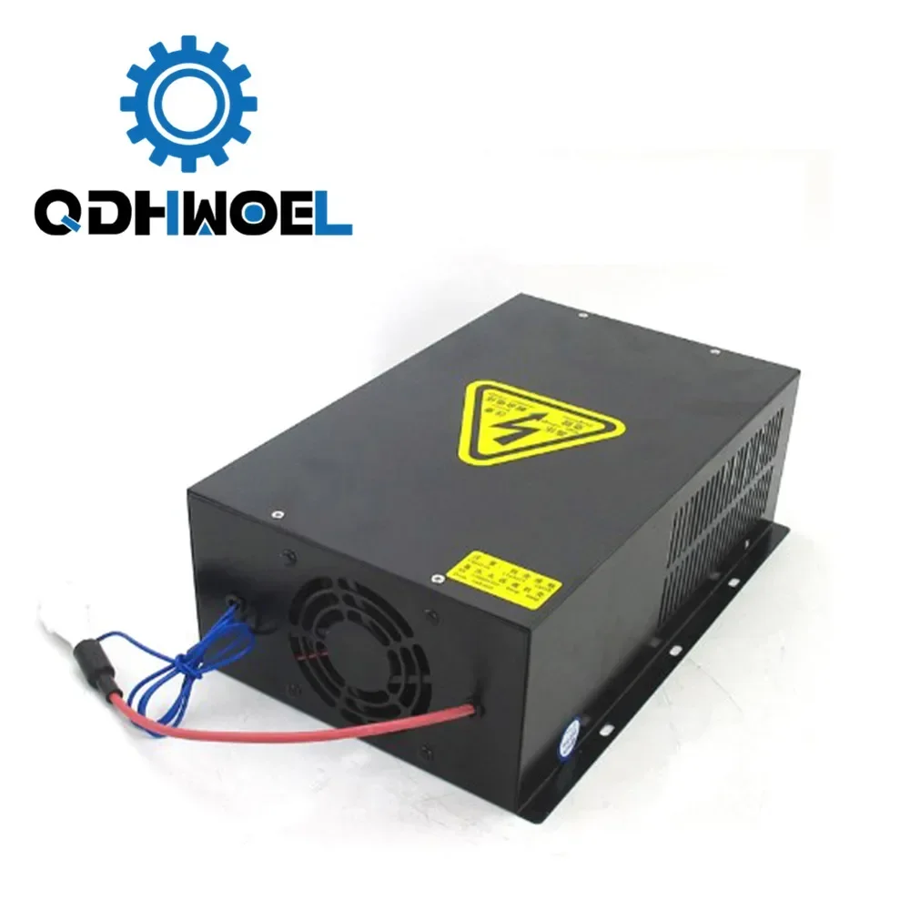 QDHWOEL 80W Co2 Laser Power Supply AC220V HY-T80 لآلة قطع النقش بالليزر Co2
