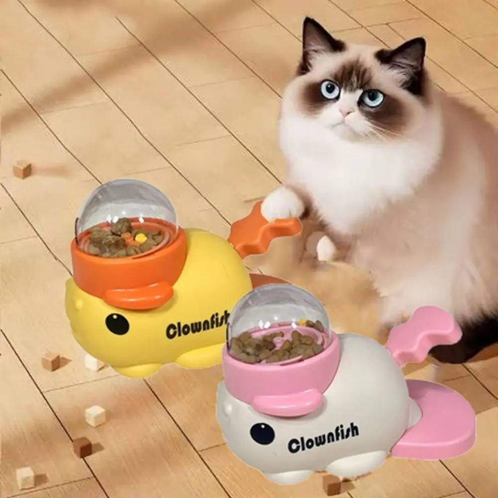 

Cartoon Fish Design Dog Automatic Feeder Intelligent Anti-slip Pet Feeder Toys Interactive Large Capacity Dog Training Toy
