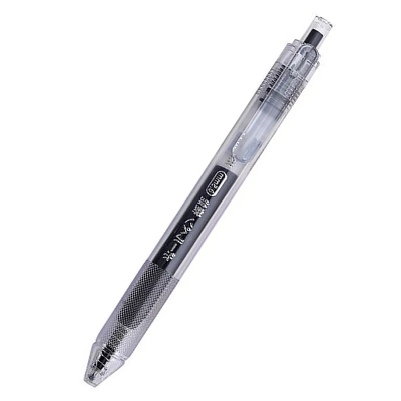 Set 5 Penne Gel Retrattili A Punta Fine 0,5 Mm – Inchiostro Nero Ad Asciugatura Rapida, Design Minimalista, Per Ufficio E Scuola