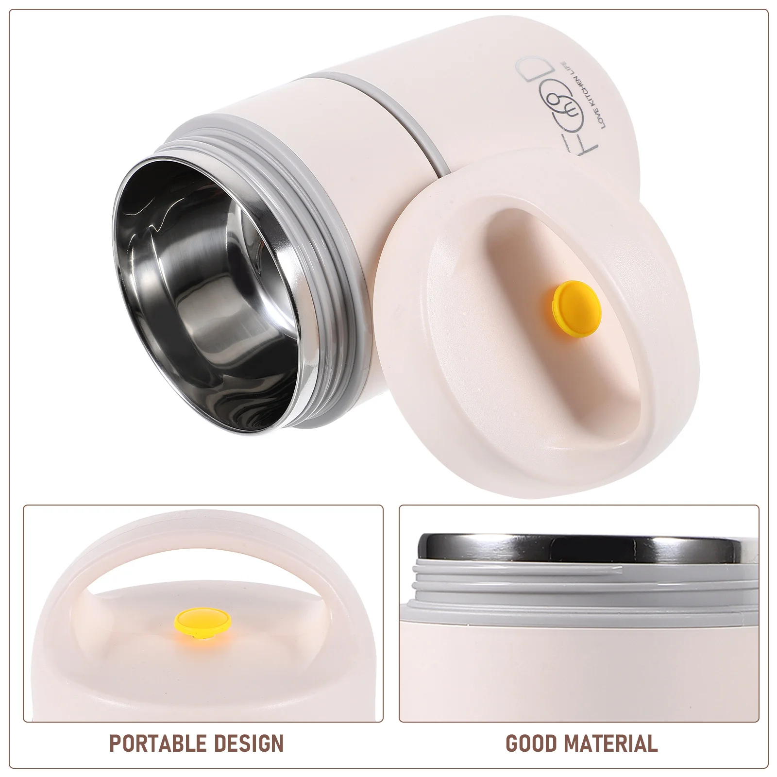 1800 мл термосумка из нержавеющей стали для еды