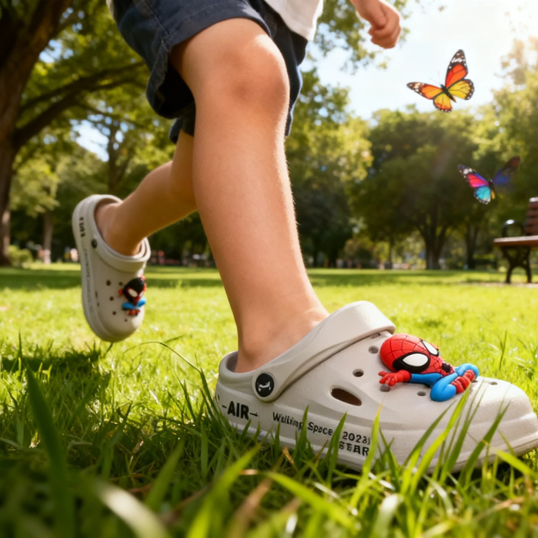 

Disney Spider Man Children's Cave Shoes Boys' Anti Slip Soft Sole Kid's Beach Sandals For Home And Outdoor Shoes Size 24-45