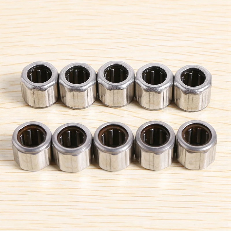 20Pcs Needle Bearing HF081412 Outer Ring Octagon One-Way Needle Roller Bearing 8X14x12mm For Manufacturing Industry