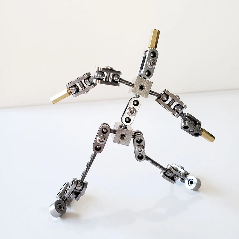 DIY Studio Stop Motion Armature Kit Metal Puppet for Character Design Animation Man Skeleton