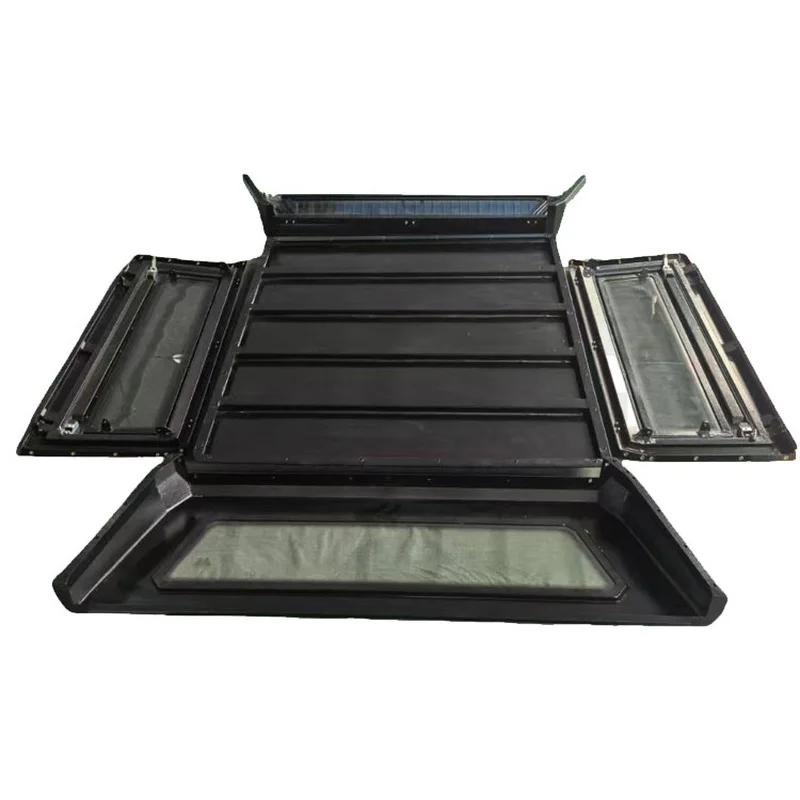 Top High Quality Waterproof Dustproof Theft Cheap Sping Cost Aluminum Alloy Split Pickup Canopy Great Wall Poer