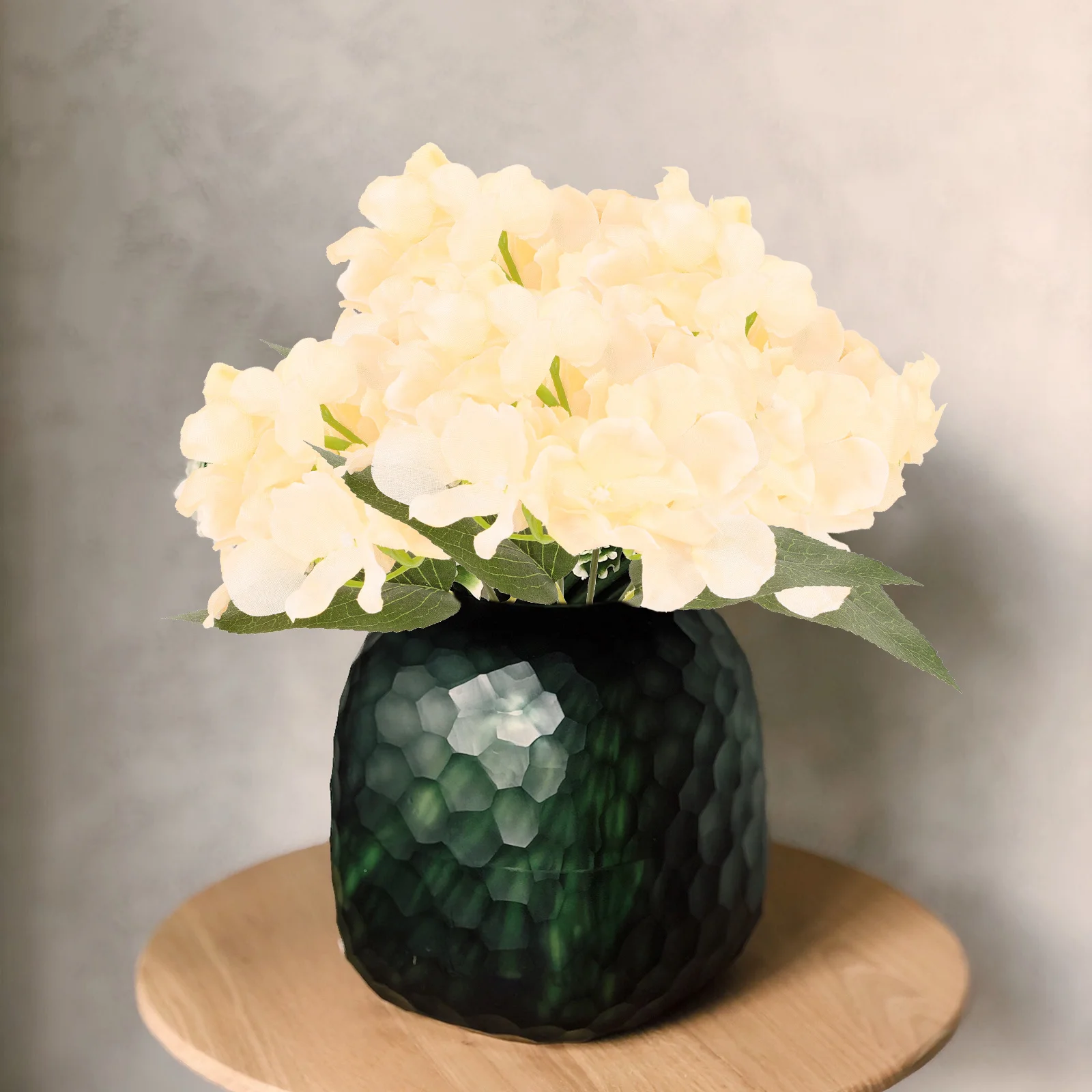 

10Pcs Beautiful Hydrangea Bouquet Decoration Artificial Flower Bunch for Home Festivals Dancing Party Living Room Decor