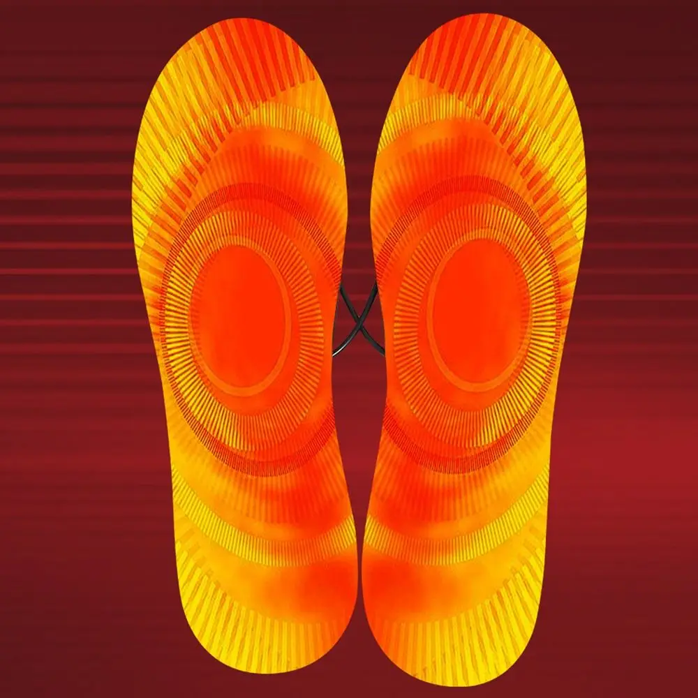Palmilhas de sapato aquecidas usb cortável aquecimento rápido 3 controle de engrenagem almofada de aquecimento de pé elétrico lavável antiderrapante pés mais quente meia esteira