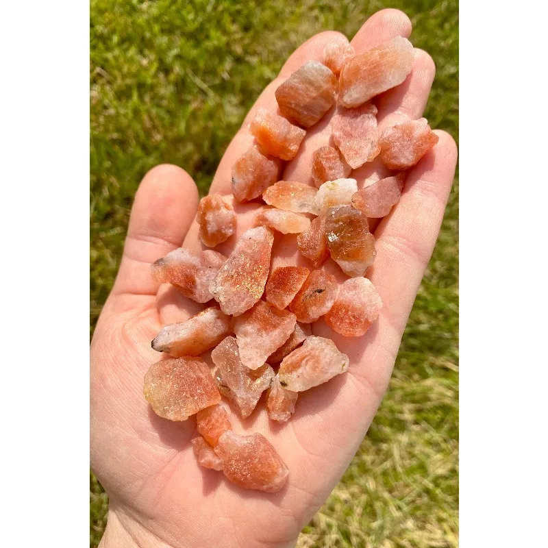 Raw Sunstone Crystal - Grade AAA - Raw Sparkly Sunstone - Crystal - Natural Rough Sunstone Gemstones