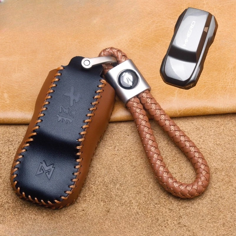 For Dongfeng M-Terrain  M817 Leather keycase bag car model physical car remote control protective shell