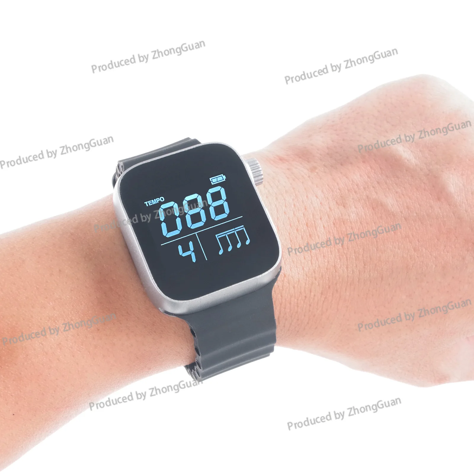 Vibration Metronome Watch Electronic Metronome Running Sports Metronome Piano Instrument Sports Universal