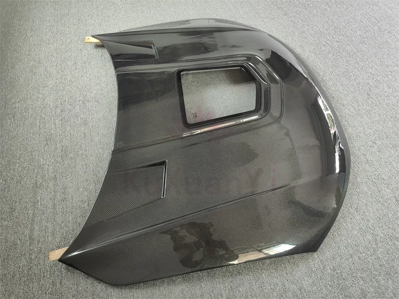 High quality IM style 3K carbon fiber semi transparent engine hood for the 16-18 year Audi A7 body kit