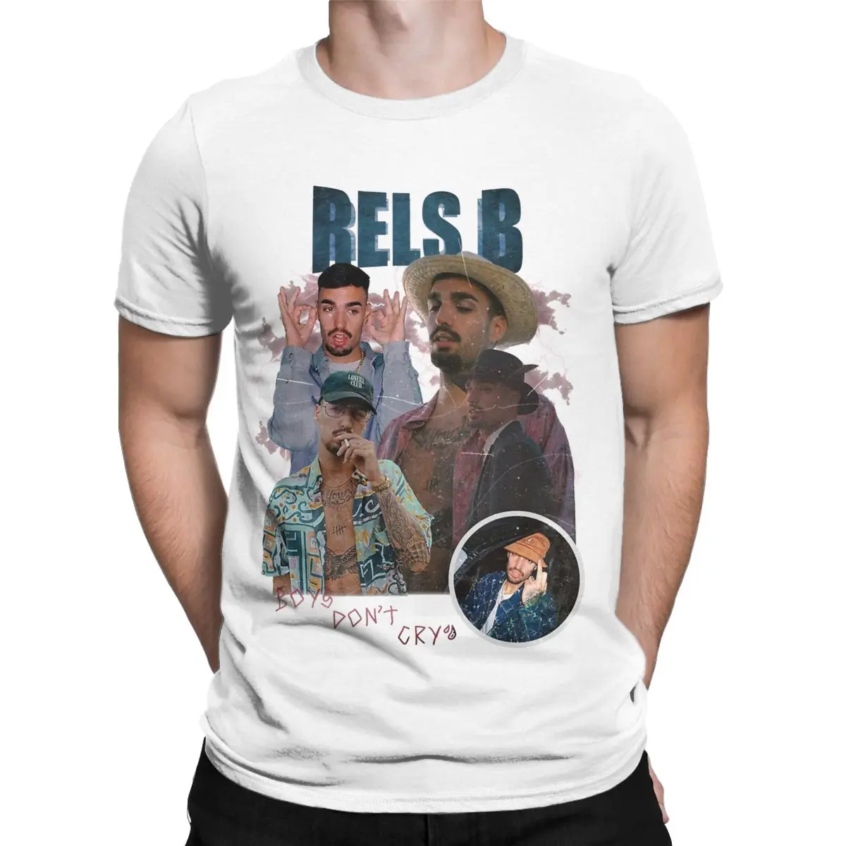 Vintage Rels B Rapper 2024 T-Shirts Men Women's Cotton Skinny Flakk Tee Shirt Summer Clothes