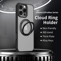 360°rotating Stand Heat Dissipation Phone Case For iPhone 16 15 14 12 13 Pro Max 16Plus Magnetic Magsafe Bracket Matte Cover